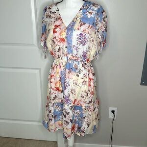 Lovestitch Floral Cotton Babydoll Dress NWT